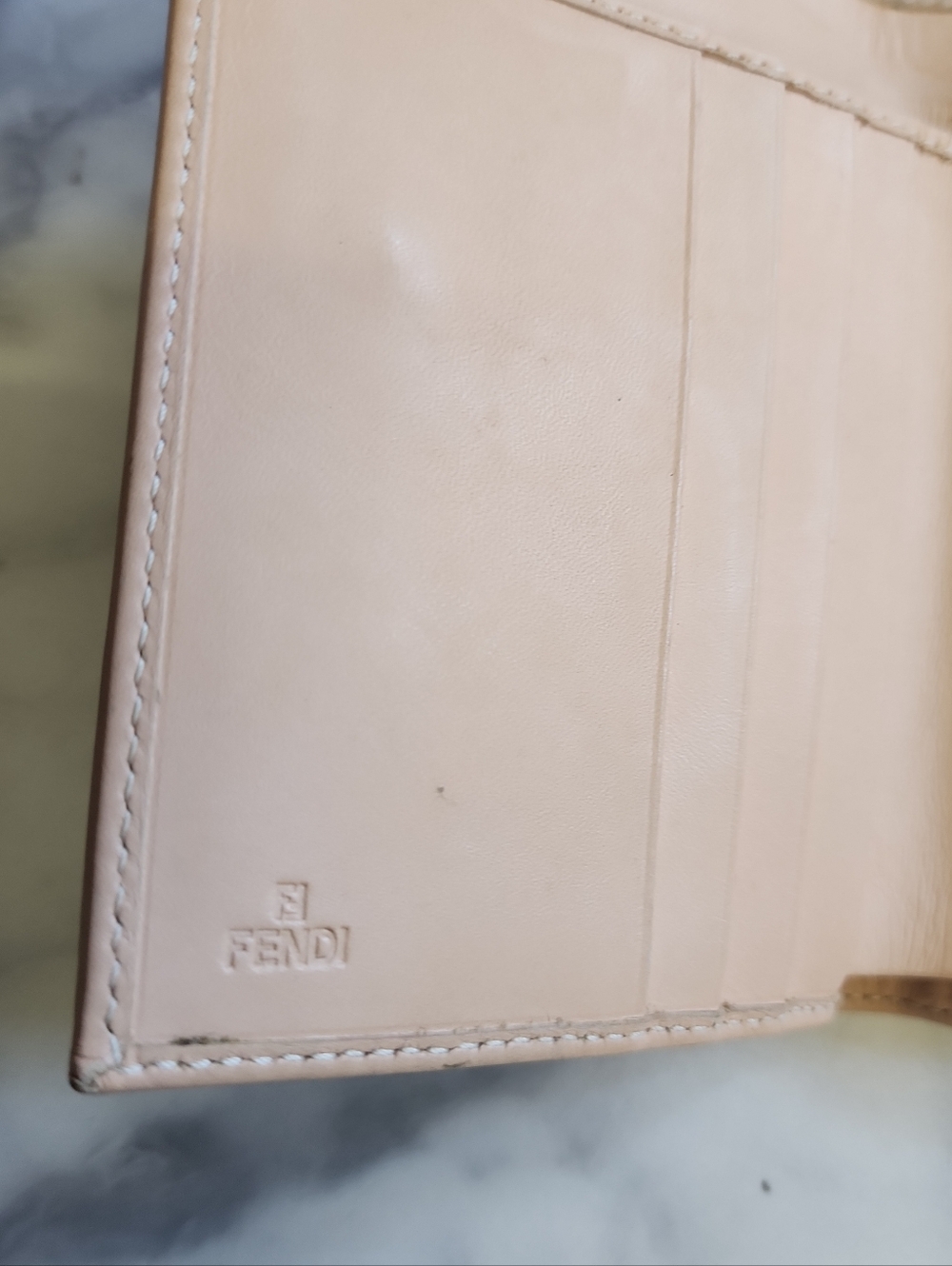 Authentic Zucchino Canvas Fendi Bifold Wallet - Picture 7 of 9